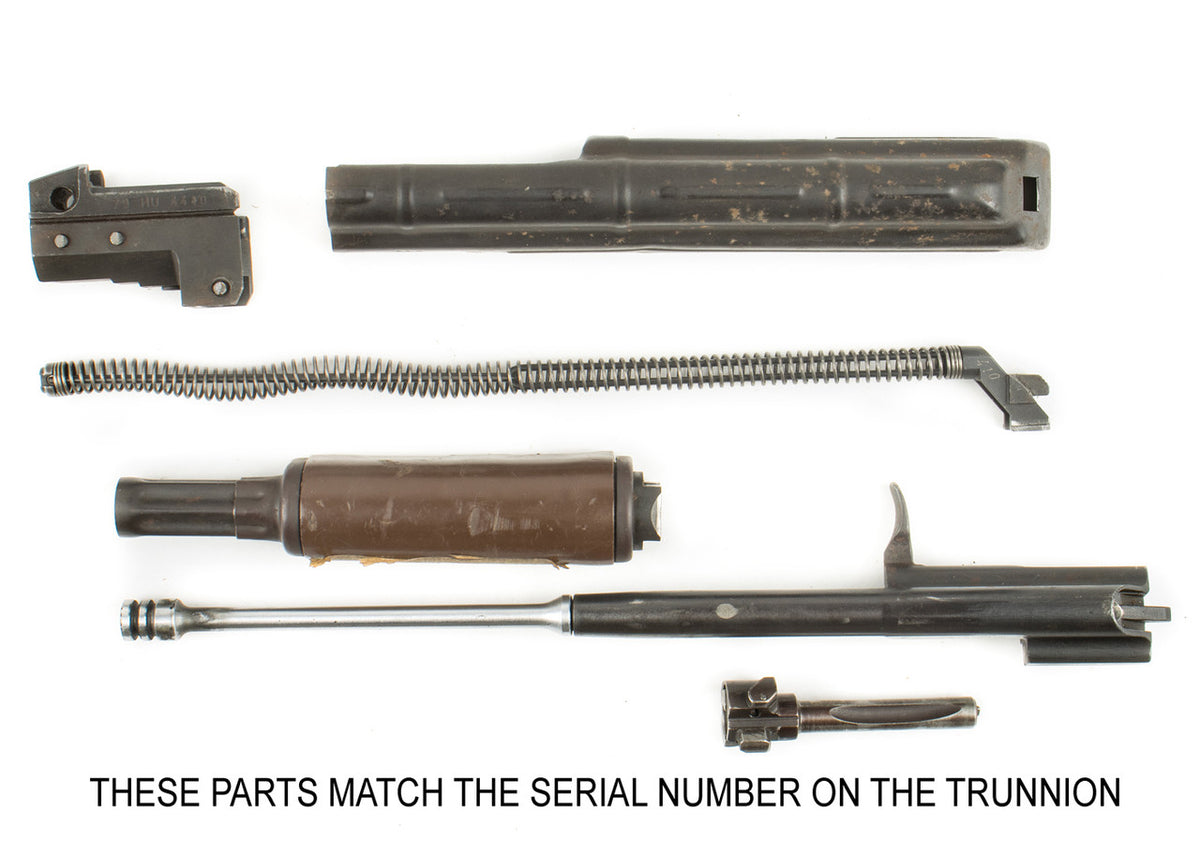 East German MPI KMS72 AK-47 Parts Kit 7.62x39 - Side Folding Stock - Matching - Serial HU4410