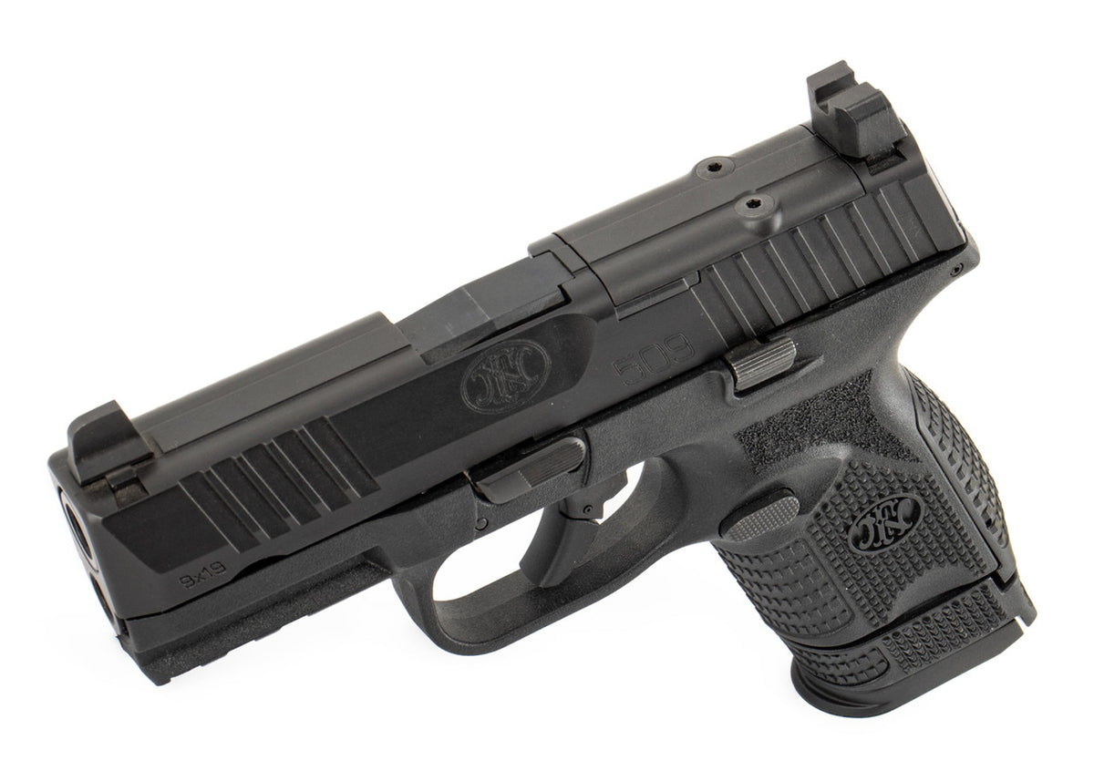 FN 509C 9mm Luger Semi-Auto Pistol 3.7" Barrel 15+1 12+1 Capacity Black Polymer Frame - New