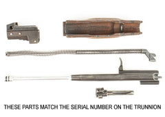 East German MPI KMS72 AK-47 Parts Kit 7.62x39 - Side Folding Stock - Matching - Serial DXO685