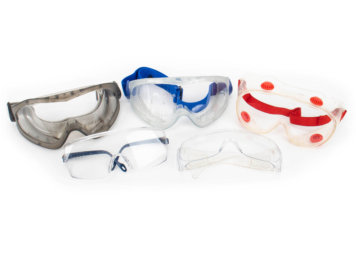 German Assorted Clear Goggles (One Pair) - Used