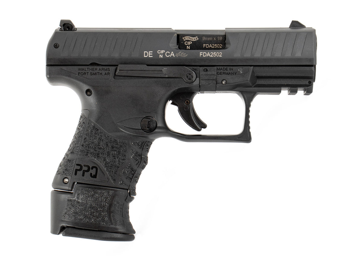 Walther PPQ M2 Sub-Compact 9mm 3.5" 15+1 Black Tenifer - New with 2 Magazines