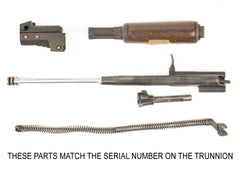 East German MPI KMS72 AK-47 Parts Kit 7.62x39 - Side Folding Stock - Matching - Serial FO0487
