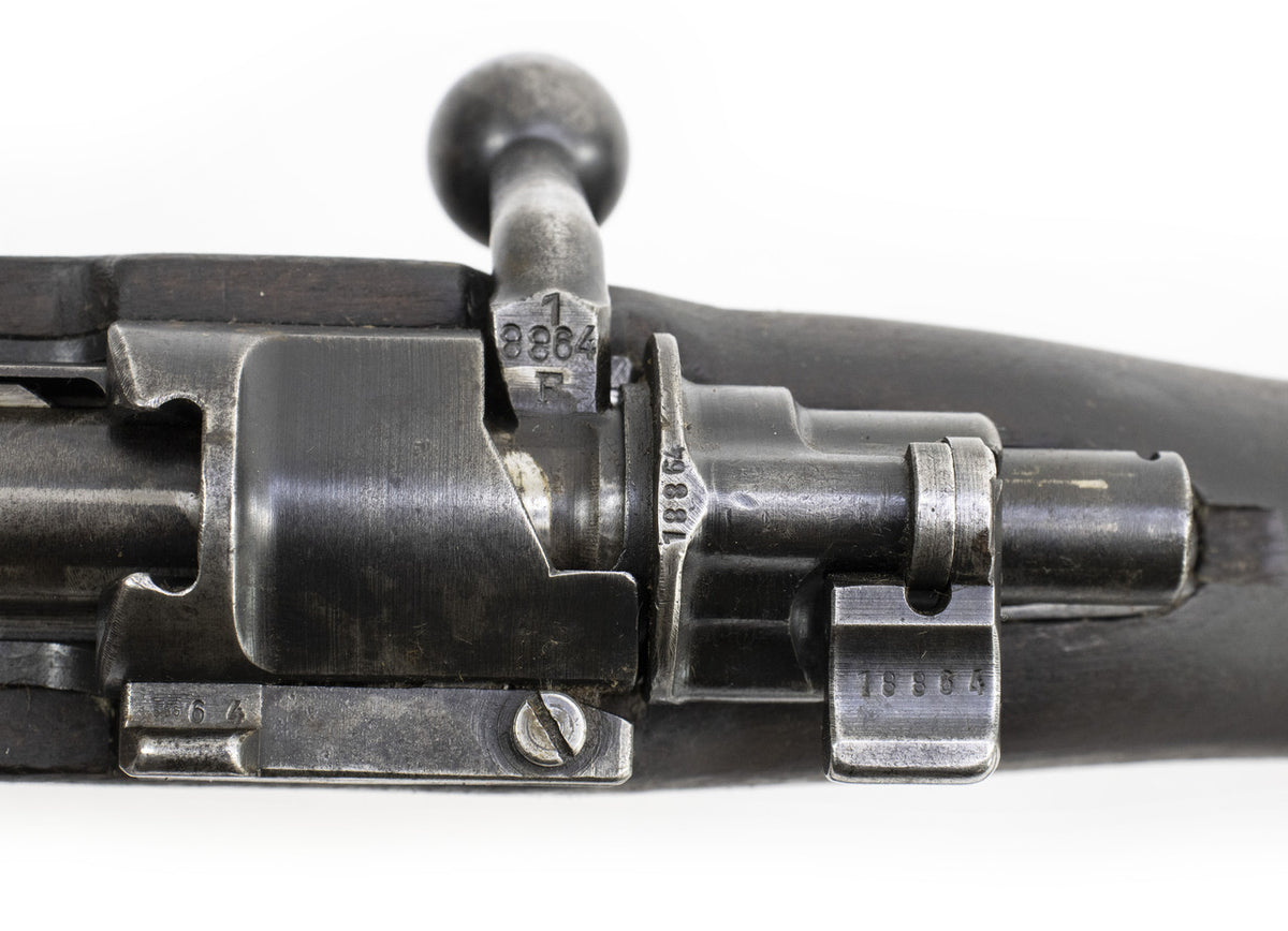 German Kar98k M937B 8mm WWII (Portuguese Contract) Mauser - Matching Bayonet and Serial Number F18864PB