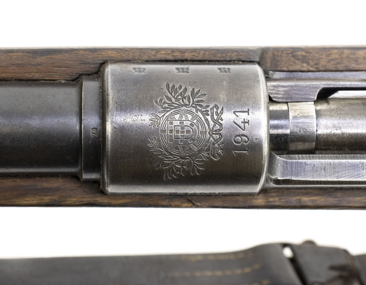 German Kar98k M937B 8mm WWII (Portuguese Contract) Mauser - Matching Bayonet and Serial Number F14077