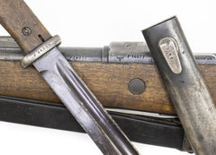 German Kar98k M937B 8mm WWII (Portuguese Contract) Mauser - Matching Bayonet and Serial Number F14077