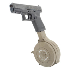 RWB 9mm 50rd Drum Magazine - Dark O.D. Green