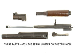 East German MPI KMS72 AK-47 Parts Kit 7.62x39 - Side Folding Stock - Matching - Serial DX1840
