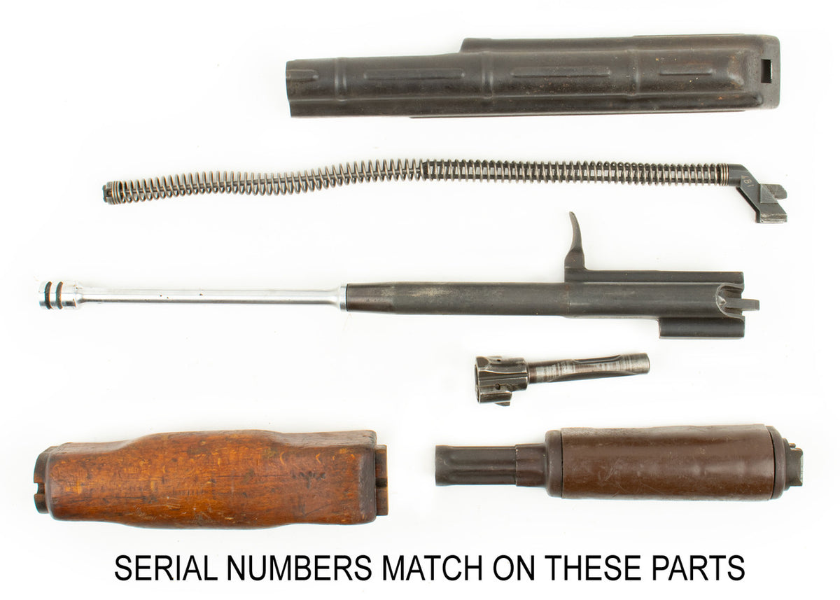 East German MPI KMS72 AK-47 Parts Kit 7.62x39 - Side Folding Stock - Non-Matching - Serial DR5656