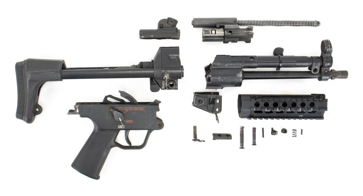 HK MP5 MP-5 9mm Parts Kit with MP5AE3 Retractable Butt Stock (#1)