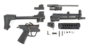 HK MP5 MP-5 9mm Parts Kit with MP5AE3 Retractable Butt Stock (#1)