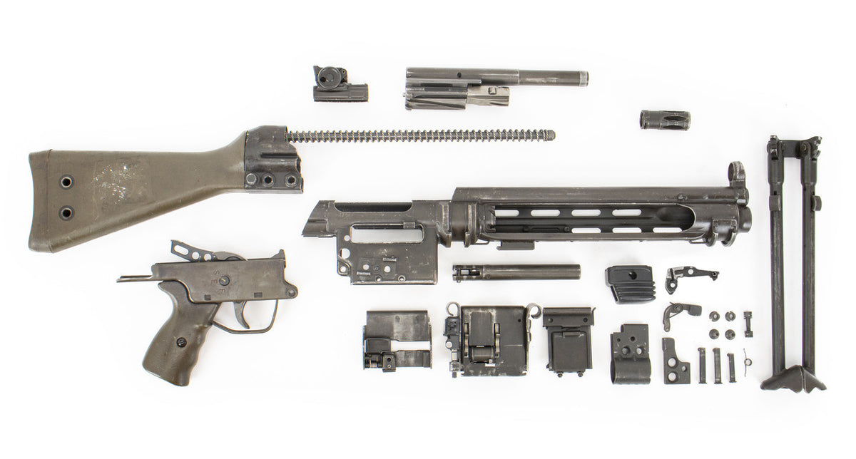HK21 7.62x51 .308 Caliber Original FMP Parts Kit - New Type B, Demill Cut (Missing Charging Handle Grip)