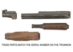 East German MPI KM AK-47 Parts Kit 7.62x39 - Fixed Stock - Non-Matching - Serial D2657