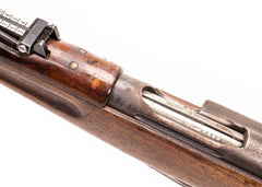 Swiss K1911 Carbine Straight Pull Rifle 7.5x55 23.3" Barrel - Matching Serial Number, Fair Condition, Charging Handle Knob Cracked/Broken - C&R Eligible