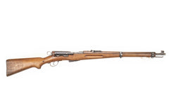 Swiss K1911 Carbine Straight Pull Rifle 7.5x55 23.3" Barrel -  Matching Serial Numbers, Fair Condition, Cracked Stock - C&R Eligible