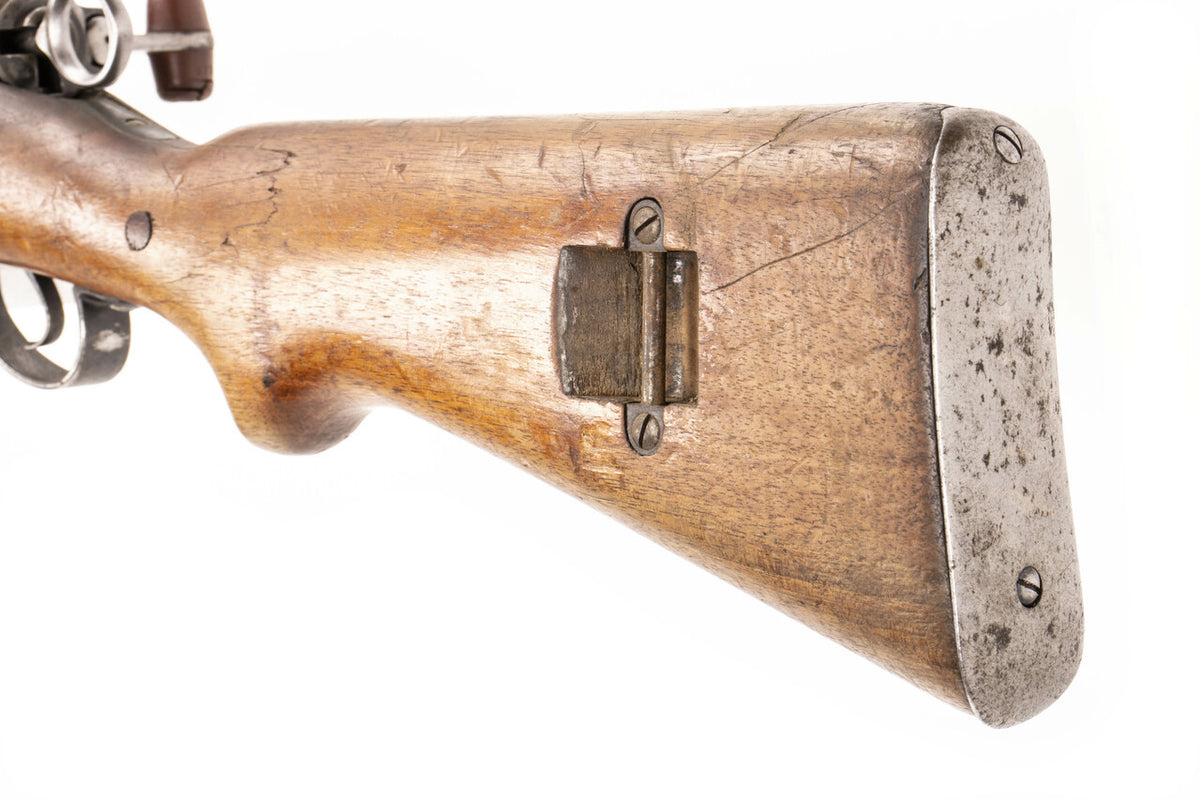 Swiss K1911 Carbine Straight Pull Rifle 7.5x55 23.3" Barrel -  Matching Serial Numbers, Fair Condition, Cracked Stock - C&R Eligible
