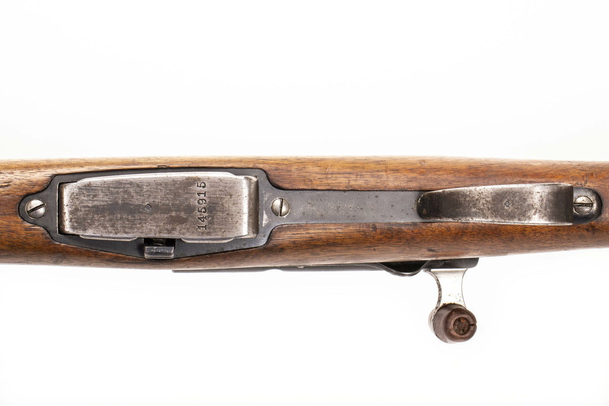 Swiss K1911 Carbine Straight Pull Rifle 7.5x55 23.3" Barrel -  Matching Serial Numbers, Fair Condition, Cracked Stock - C&R Eligible