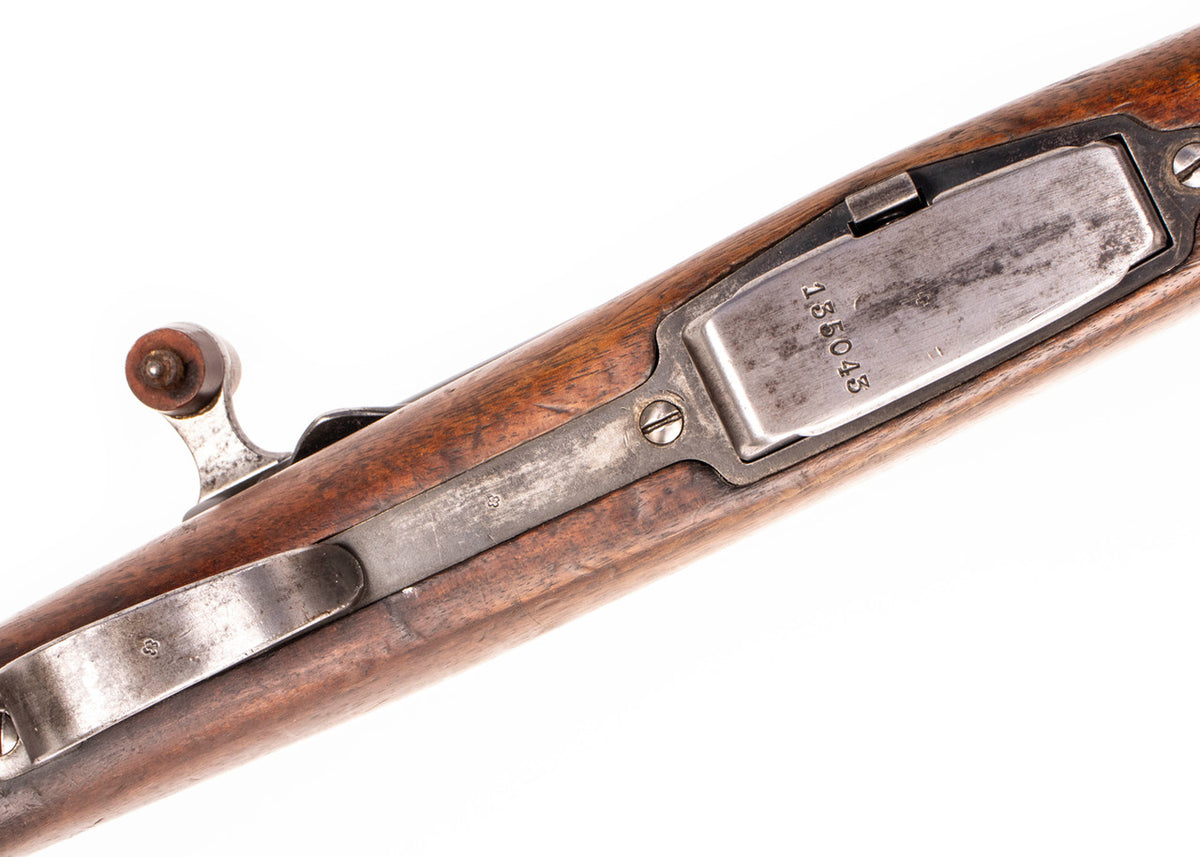 Swiss K1911 Carbine Straight Pull Rifle 7.5x55 23.3" Barrel -  Matching Serial Number, Fair Condition, Charging Handle Knob Cracked/Broken  - C&R Eligible