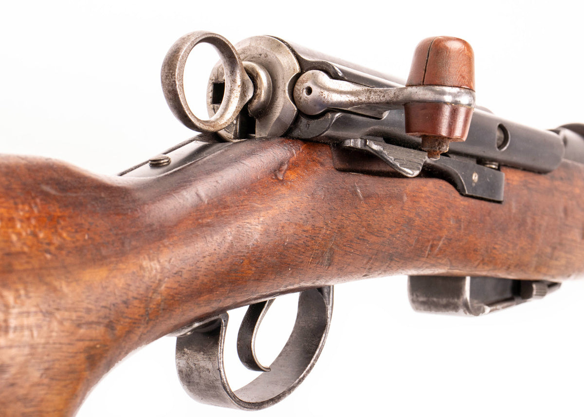Swiss K1911 Carbine Straight Pull Rifle 7.5x55 23.3" Barrel -  Matching Serial Number, Fair Condition, Charging Handle Knob Cracked/Broken  - C&R Eligible