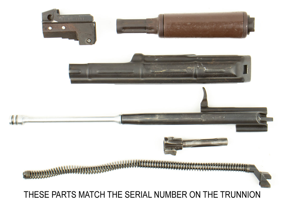 East German MPI KM AK-47 Parts Kit 7.62x39 - Fixed Stock - Matching - Serial KR1351