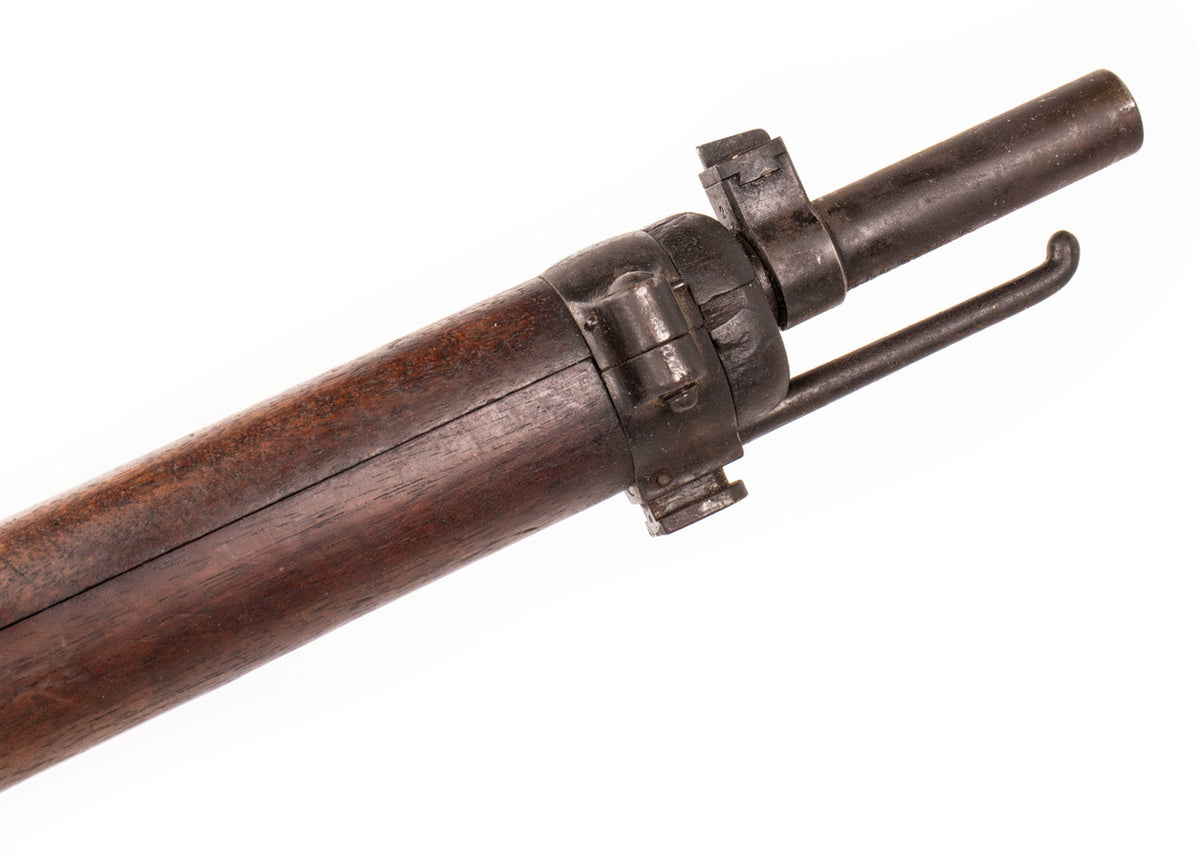 Swiss 1896/11 7.5x55mm Straight Pull Rifle 30.75" Barrel - Matching Serial Number, Fair Condition, Charging Handle Knob Cracked/Broken - C&R Eligible
