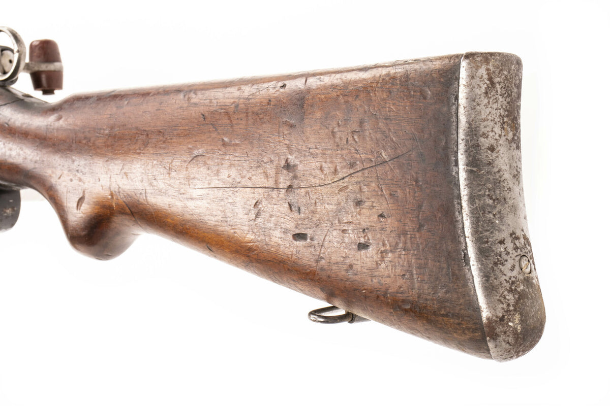 Swiss 1896/11 7.5x55mm Straight Pull Rifle 30.75" Barrel - Matching Serial Numbers, Good Condition, Cracked Stock - C&R Eligible