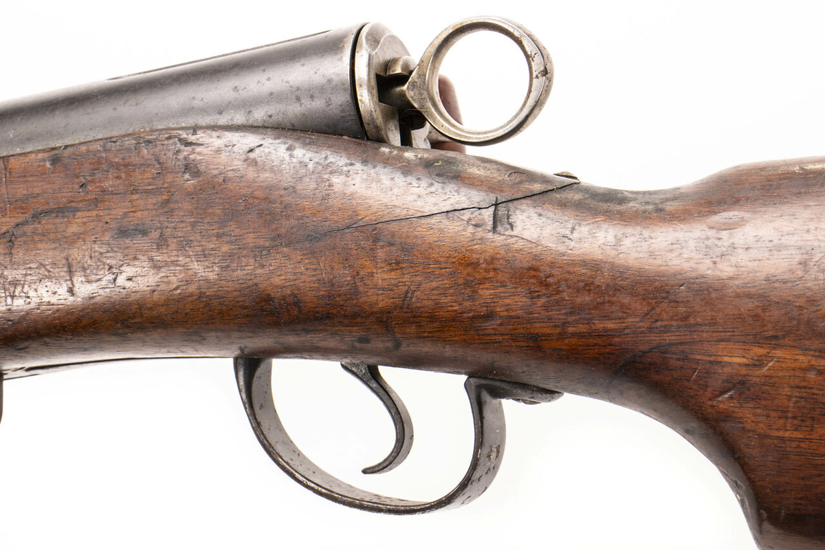 Swiss 1896/11 7.5x55mm Straight Pull Rifle 30.75" Barrel - Matching Serial Numbers, Good Condition, Cracked Stock - C&R Eligible
