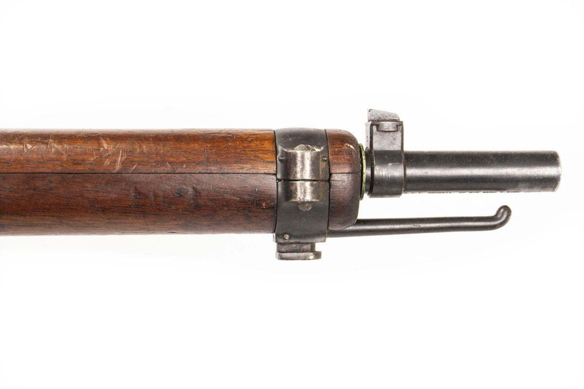 Swiss 1896/11 7.5x55mm Straight Pull Rifle 30.75" Barrel - Matching Serial Numbers, Good Condition, Cracked Stock - C&R Eligible
