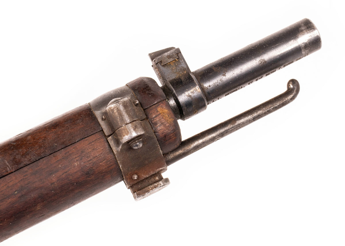 Swiss 1896/11 7.5x55mm Straight Pull Rifle 30.75" Barrel - Matching Serial Number, Good Condition, Charging Handle Knob Cracked/Broken - C&R Eligible
