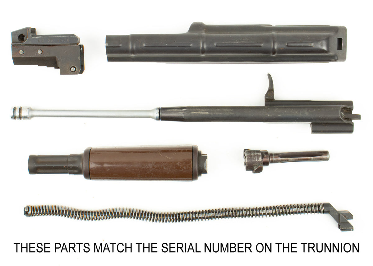 East German MPI KM AK-47 Parts Kit 7.62x39 - Fixed Stock - Matching - Serial KE1470