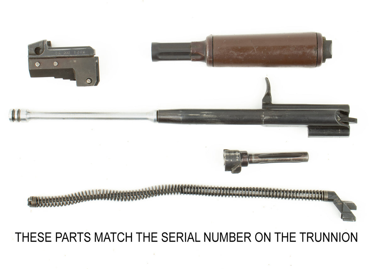 East German MPI KM AK-47 Parts Kit 7.62x39 - Fixed Stock - Matching - Serial KU1206