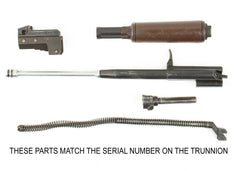 East German MPI KM AK-47 Parts Kit 7.62x39 - Fixed Stock - Matching - Serial KU1206