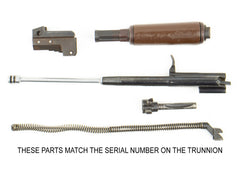 East German MPI KM AK-47 Parts Kit 7.62x39 - Fixed Stock - Matching - Serial A3461