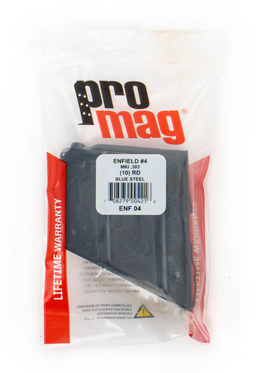 ProMag Enfield #4 MKI .303 British Magazine 10 Rounds Blued Steel