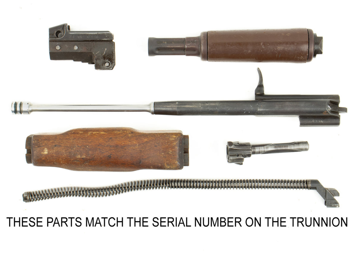 East German MPI KM AK-47 Parts Kit 7.62x39 - Fixed Stock - Matching - Serial BP0550