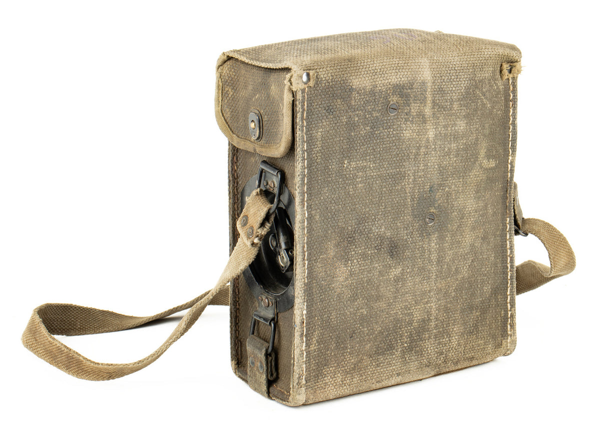 U.S. EE-8-B Field Telephone w/ OD Canvas “A.B.L.” Carry Case – WWII/Korea/Vietnam-Era Surplus