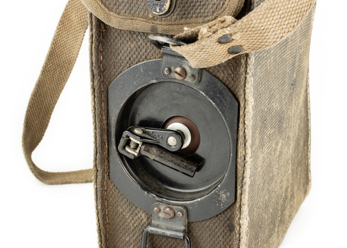 U.S. EE-8-B Field Telephone w/ OD Canvas “A.B.L.” Carry Case – WWII/Korea/Vietnam-Era Surplus