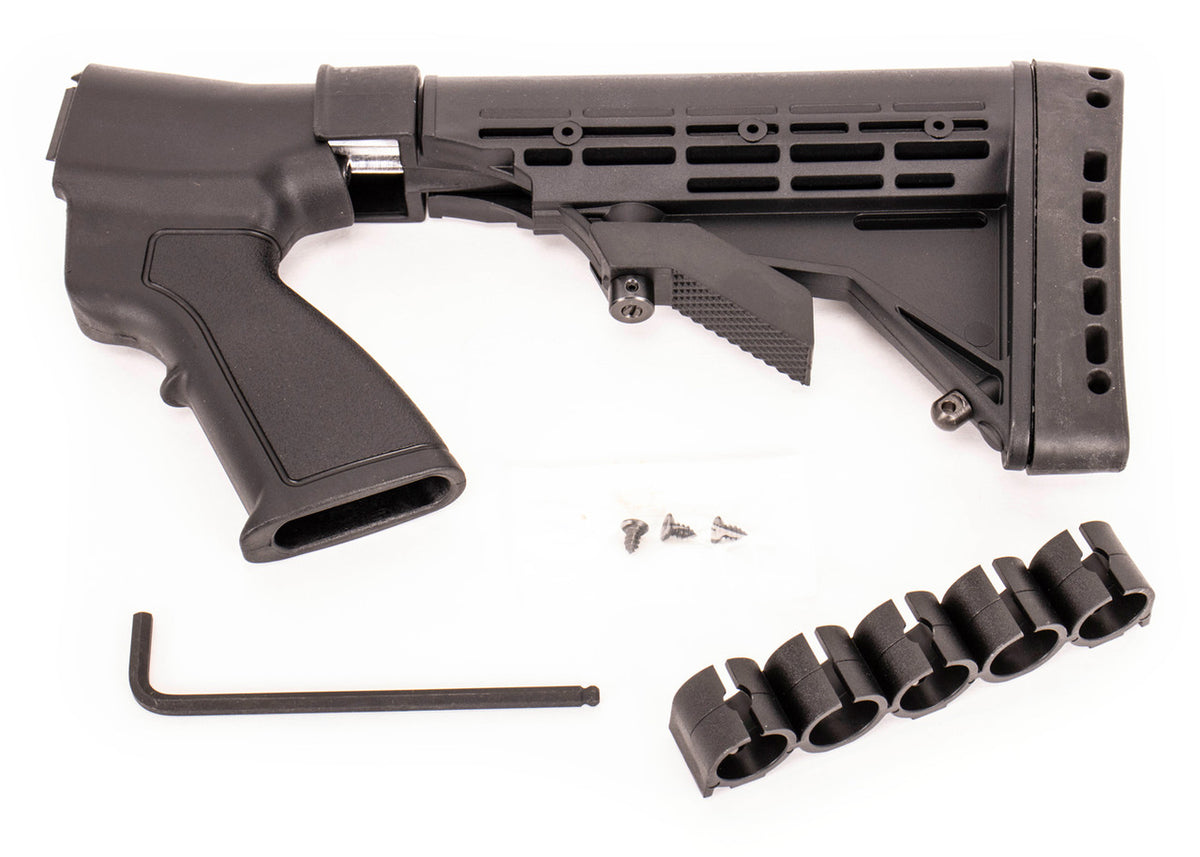 Phoenix Technology RTS750B Field Series 6-Position Stock — Remington 870 (12-Ga), Black