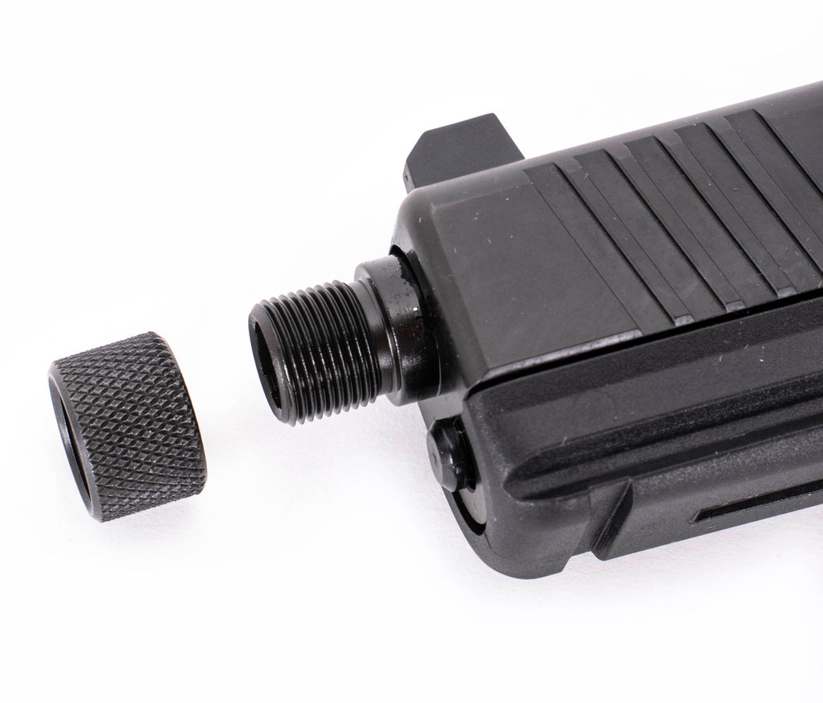 Combat Armory CA19 9mm Luger Pistol RMRTL Threaded Barrel with Suppressor height Polymer Sights - Compatible With Gen 3 Glock® 19 Parts