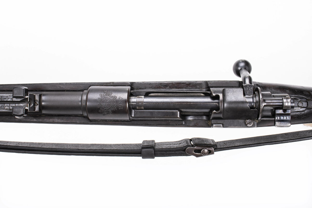 Collectible Portuguese M937A 8mm Mauser Bolt Action Rifle - Overall Surplus Good Condition:  CRACKED STOCK - DEALER'S CHOICEb