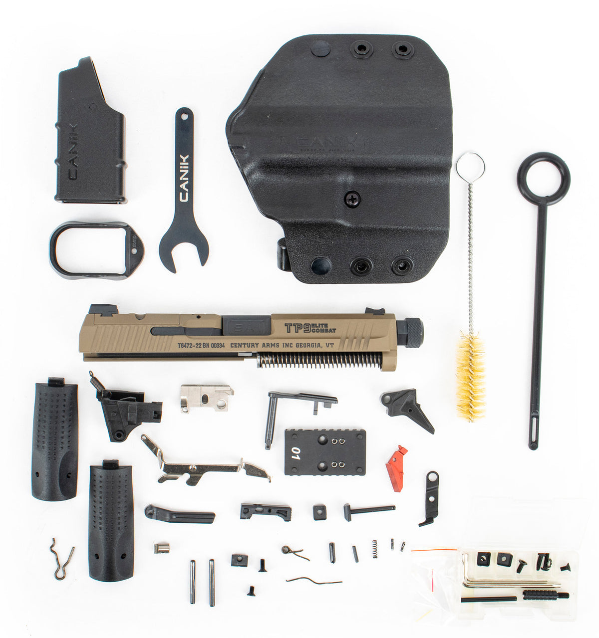 Canik METE-SFT Pistol Parts Kit - Tan