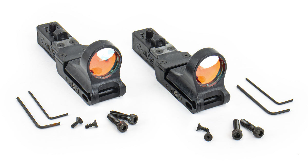 2 Pack - C-More SlideRide Tactical Red Dot Reflex Sight