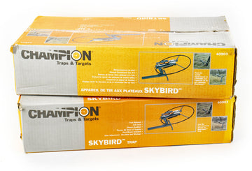2 Pack - Champion Skybird Clay Target Thrower 3/4 Cock Foot Release