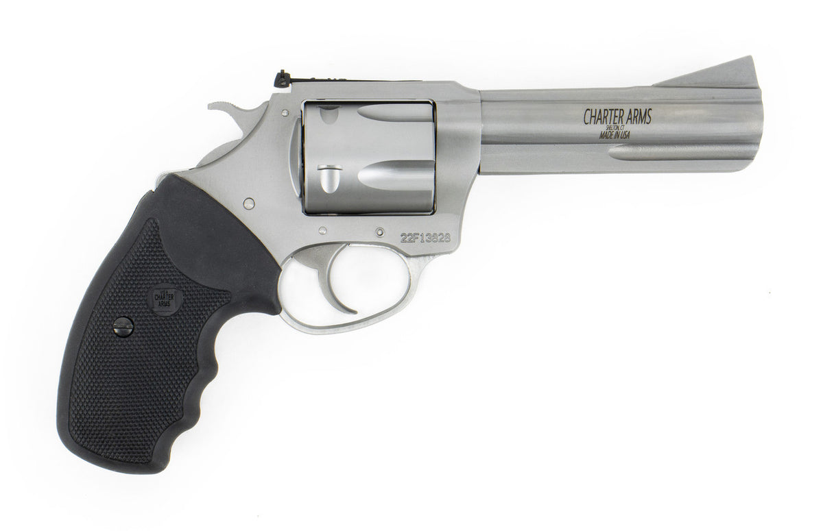 Charter Arms Mag Pug  .357 Mag 5rd 4.2" Stainless Steel Black Rubber Grip