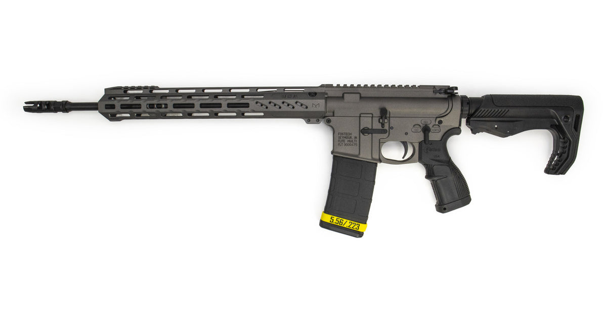 FOSTECH FLITE ELITE PHANTOM RIFLE AR-15 (5.56) 16" BARREL, MACH-2 13 INCH RAIL, SINGLE STAGE TRIGGER (TUNGSTEN)