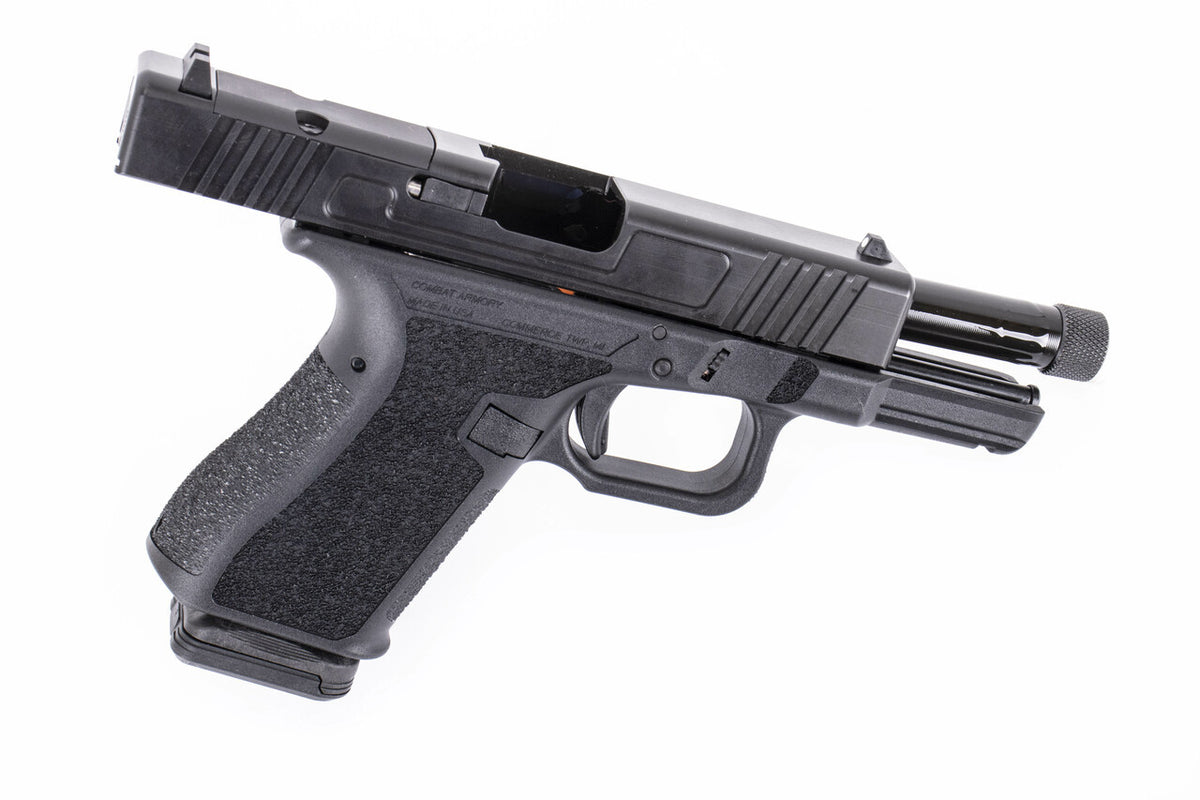Combat Armory CA19 9mm Luger Pistol RMR Threaded Barrel with Standard Polymer Sights - Compatible With Gen 3 Glock® 19 Parts