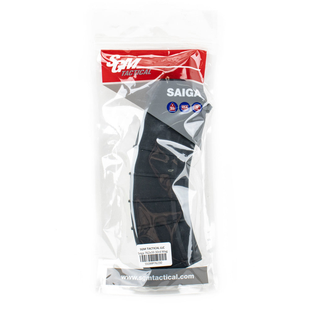 Saiga 7.62x39 30rd Black Polymer Mag