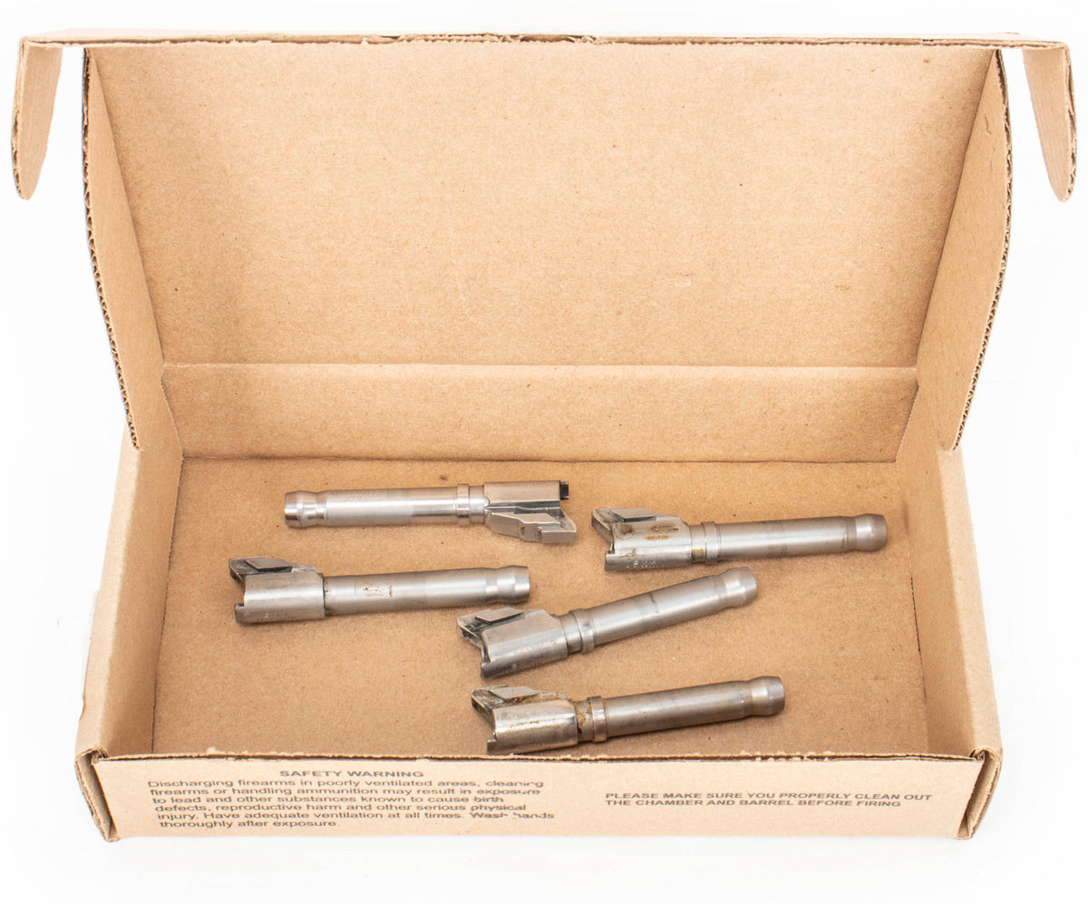 S&W 5906 9mm 4" Wide Hood Barrel .390" - Surplus - 5 Pack