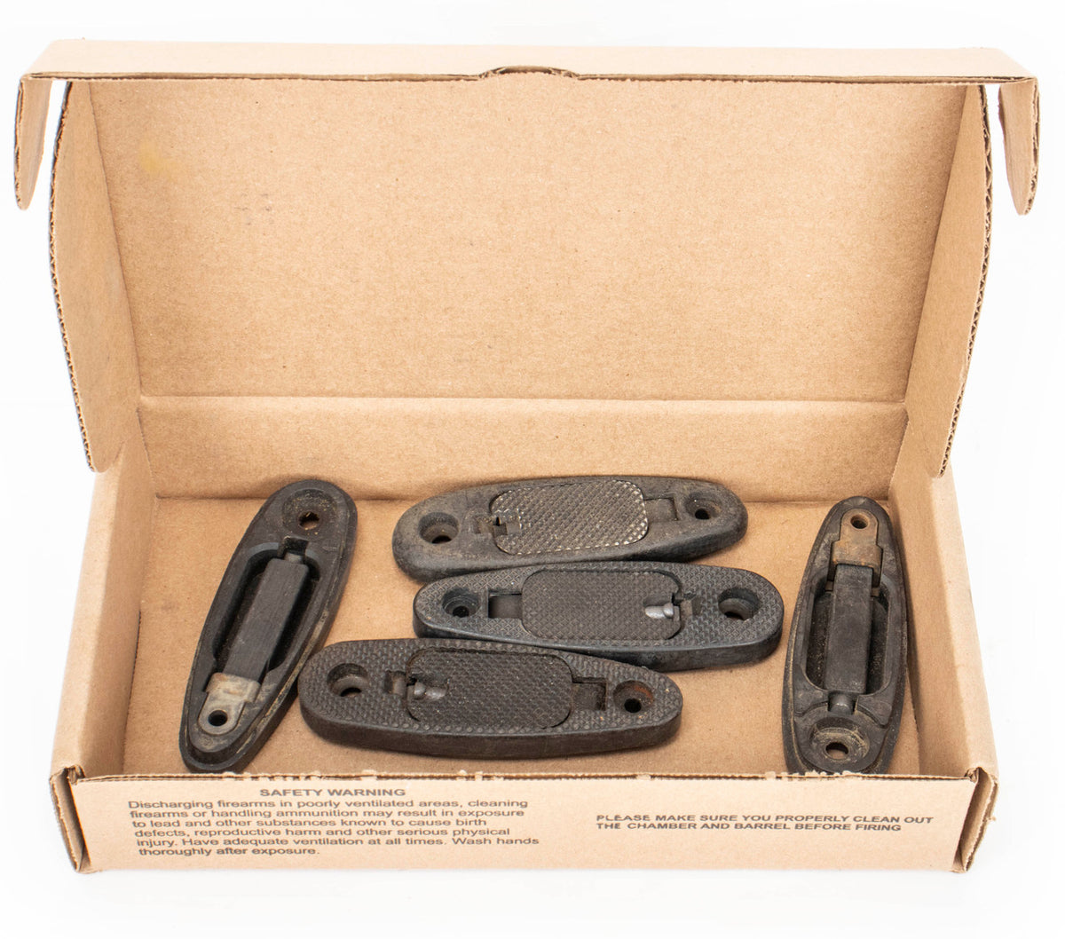 AR-15 A1 Style Buttstock Trap Door Buttplate Pad - Surplus - 5 Pack