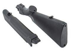 Saiga Rifle Buttstock and  Forearm with Swivels - Black Polymer