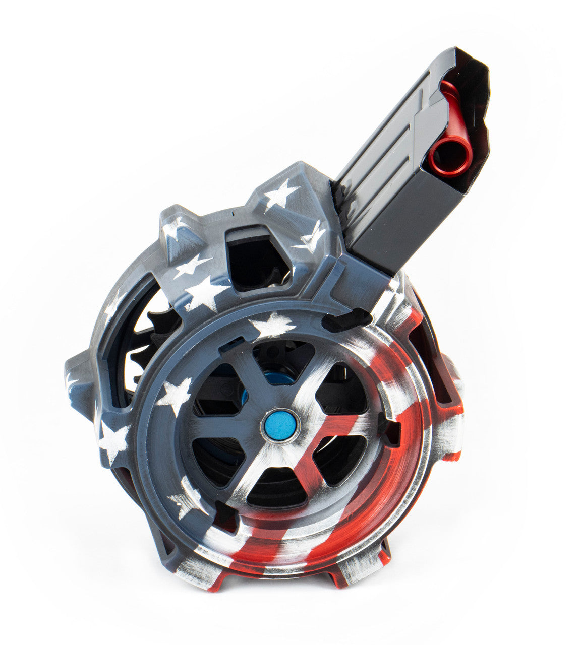 Global Defense 12 Gauge 20Rd Skeletonized AR-12 Shotgun Drum